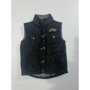 LRG SLEEVELESS KIDS BLACK PUFFER JACKET SIZE 24 MONTHS